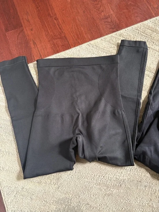 2 pair Shapermint High-Waist Black Sculpting Leggings 1 Small & 1 Medium - Picture 6 of 7